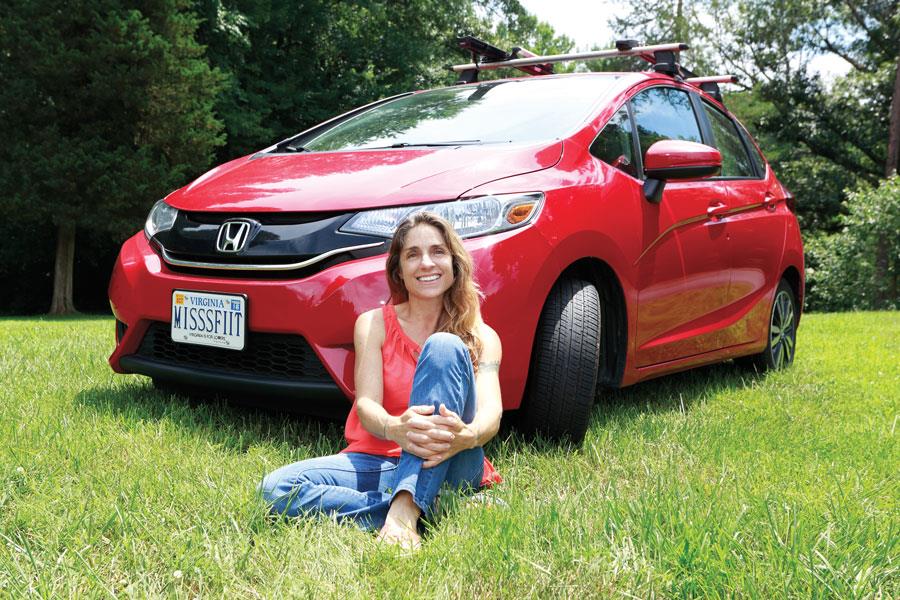 Alex with her 2015 Honda Fit
